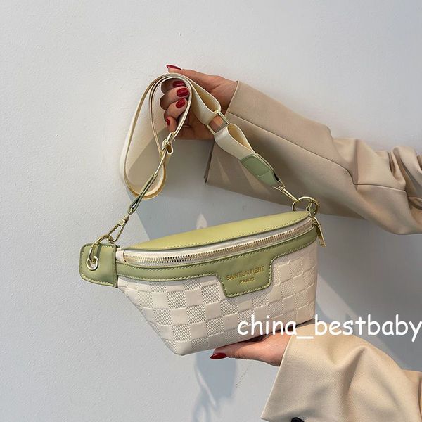 women designers elegant plaid pu leather new waist bags for women waist packs stylish fanny pack wide strap crossbody chest bag f230523
women designers elegant plaid pu leather new waist bags for women waist packs stylish fanny pack wide strap crossbody chest bag f230523