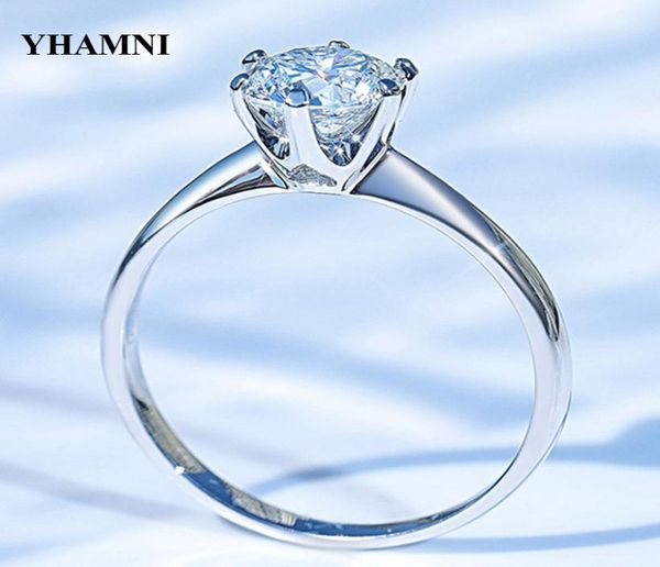 yhamni with certificate luxury solitaire 10ct diamond wedding ring original pure 18k white gold moissanite rings for women kr0186118182, Slivery;golden
yhamni with certificate luxury solitaire 10ct diamond wedding ring original pure 18k white gold moissanite rings for women kr0186118182, Slivery;golden