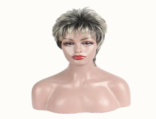 short hair wigs for women silver gray synthetic wig heat resistant natural straight hair party cosplay8921615, Black
short hair wigs for women silver gray synthetic wig heat resistant natural straight hair party cosplay8921615, Black