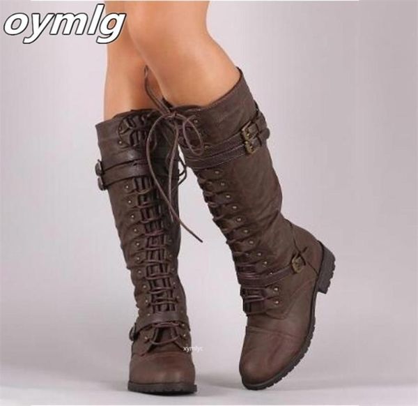boots women knee high boots autumn winter lace up flat shoes steampunk pu retro buckle women shoes ladies snow boots 2209121929140, Black
boots women knee high boots autumn winter lace up flat shoes steampunk pu retro buckle women shoes ladies snow boots 2209121929140, Black