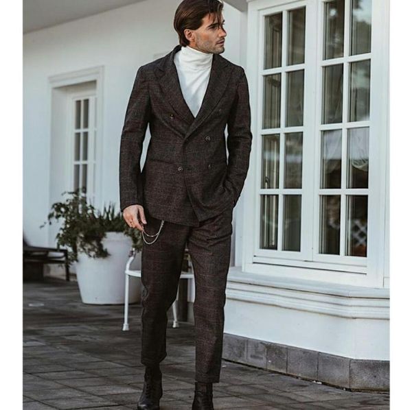 handsome mens suit british style jacket pant plaid custom made formal dress wedding tuxedos9268928, Black
handsome mens suit british style jacket pant plaid custom made formal dress wedding tuxedos9268928, Black
