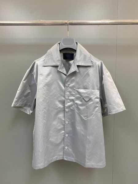 the latest summer 2023 mens shirt european size casual short sleeved shirt highquality recycled nylon fiber luxury designer shirts, White;black
the latest summer 2023 mens shirt european size casual short sleeved shirt highquality recycled nylon fiber luxury designer shirts, White;black