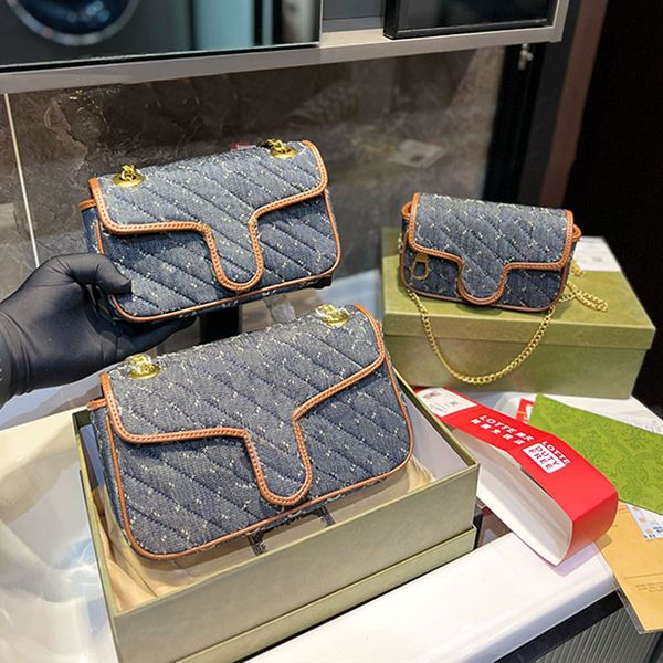 denim marmont shoulder bag chain crossbody bags canvas jeans handbag purse flap messenger bags fashion letter clasp genuine leather trim
denim marmont shoulder bag chain crossbody bags canvas jeans handbag purse flap messenger bags fashion letter clasp genuine leather trim