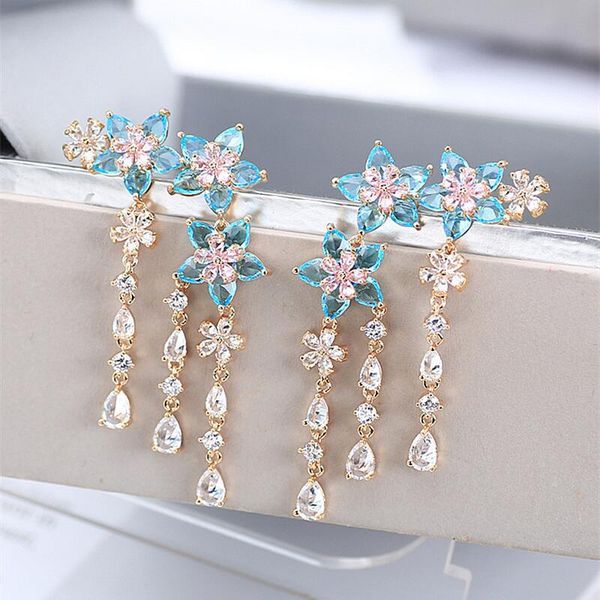 knot beautiful mini daisy tassel earrings luxury gold plating women zircon jewelri crystal angel ear sweep climber earrings senyu, Silver
knot beautiful mini daisy tassel earrings luxury gold plating women zircon jewelri crystal angel ear sweep climber earrings senyu, Silver