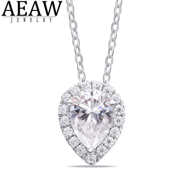 necklaces 1.0carat 5x7mm pear cut df color vvs1 moissanite necklace classic style solid 18k wehite gold fine pendant neckllace for lady, Silver
necklaces 1.0carat 5x7mm pear cut df color vvs1 moissanite necklace classic style solid 18k wehite gold fine pendant neckllace for lady, Silver