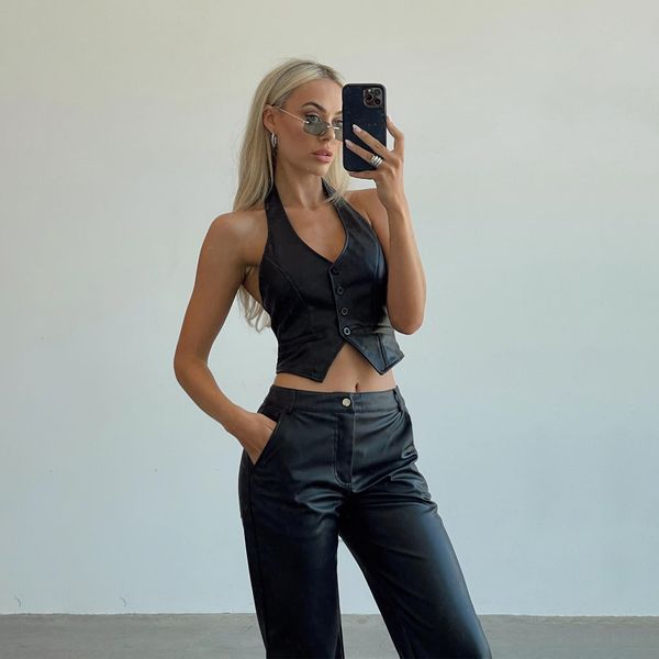 2023 design fashion spring/summer new european and american temperament commuter leather clothing fashion new product women's leather c, White
2023 design fashion spring/summer new european and american temperament commuter leather clothing fashion new product women's leather c, White