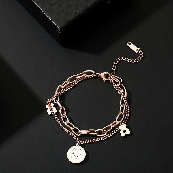 bangle 2022 fashion titanium steel hip hop rock little bear lady bracelets temperament and contracted girls party jewelry gifts, Black
bangle 2022 fashion titanium steel hip hop rock little bear lady bracelets temperament and contracted girls party jewelry gifts, Black