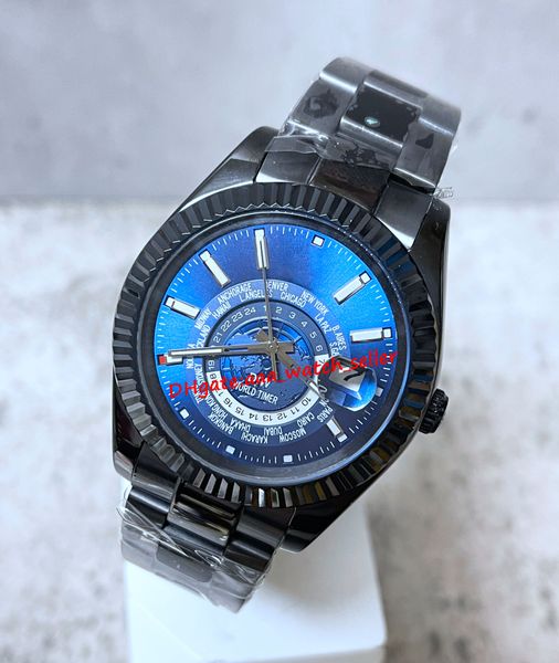 2 colors luxury mens watches 42mm diw world timer 326934 336934 336935 automatic movement full black case stainless steel oyster bracelet sp, Slivery;brown
2 colors luxury mens watches 42mm diw world timer 326934 336934 336935 automatic movement full black case stainless steel oyster bracelet sp, Slivery;brown