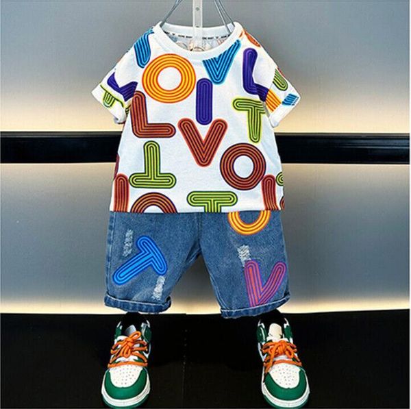 designer boys' short sleeve set summer kids t-shirt +shorts handsome cool fashion printed letters children cotton short sleeves soft de, White
designer boys' short sleeve set summer kids t-shirt +shorts handsome cool fashion printed letters children cotton short sleeves soft de, White