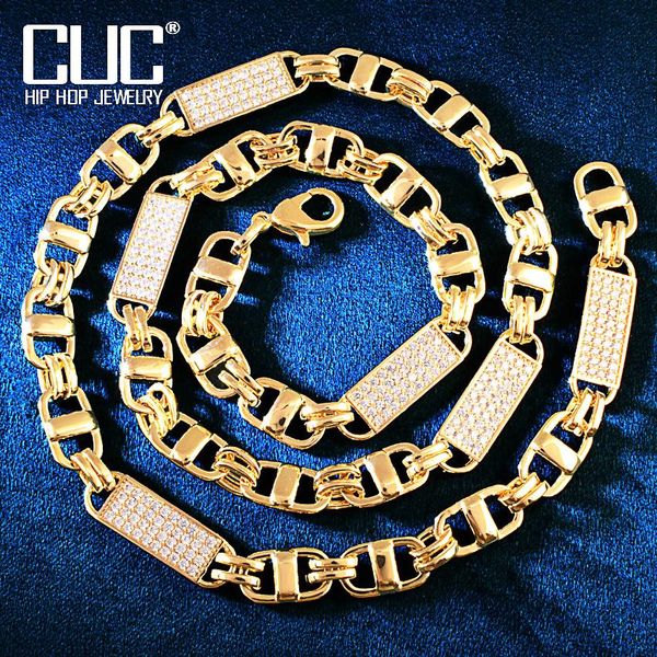 necklaces 8mm square clustered cuban chain necklace for men hip hop link gold color bling zirconia fashion rock jewelry, Silver
necklaces 8mm square clustered cuban chain necklace for men hip hop link gold color bling zirconia fashion rock jewelry, Silver