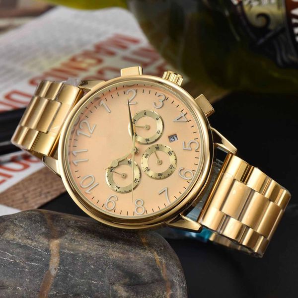 2023 aaa men's watch patekes philippes six hands quartz movement watch all steel solid strap business fashion watch luxury design, Slivery;brown
2023 aaa men's watch patekes philippes six hands quartz movement watch all steel solid strap business fashion watch luxury design, Slivery;brown