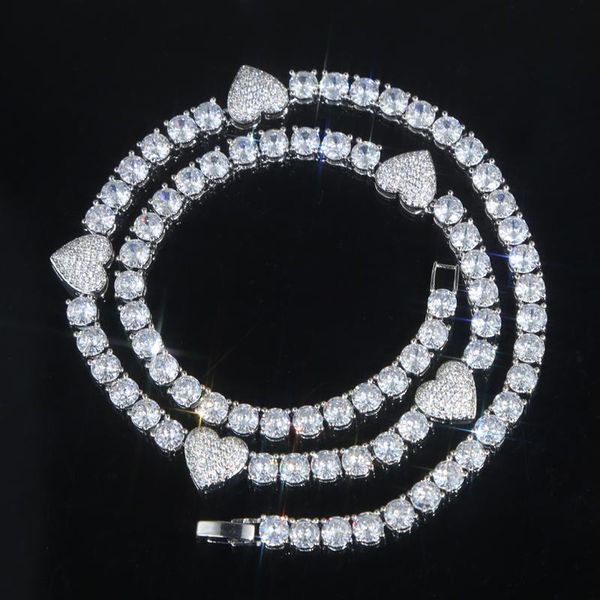 necklaces 5a cubic zirconia cz iced out bling women men necklace heart smile cute charms tennis chain hip hop jewelry, Silver
necklaces 5a cubic zirconia cz iced out bling women men necklace heart smile cute charms tennis chain hip hop jewelry, Silver