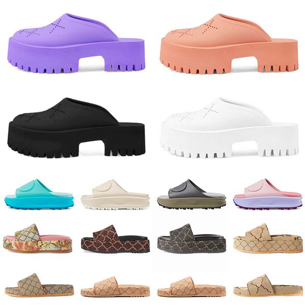2023 famous printed platforms summer slippers brown khaki orange rubber wedding party activity slippers leather slippers eur:36-45, Black
2023 famous printed platforms summer slippers brown khaki orange rubber wedding party activity slippers leather slippers eur:36-45, Black