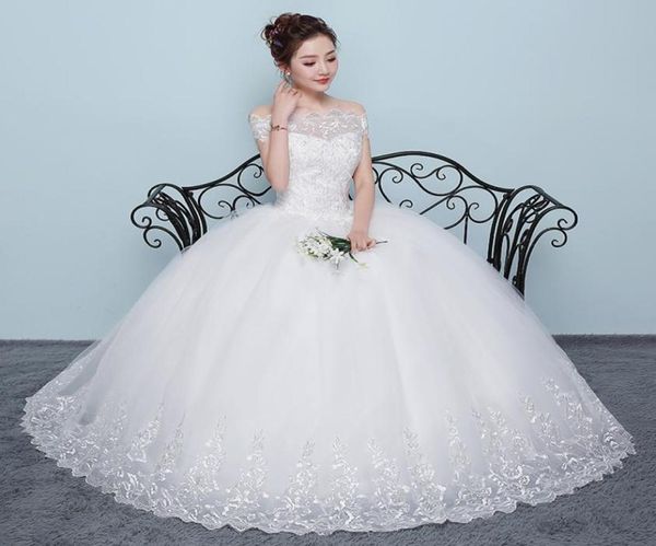 robe de mariee grande taille new wedding dress lace boat neck off the shoulder ball gown princess plus size vintage brides4395924, White
robe de mariee grande taille new wedding dress lace boat neck off the shoulder ball gown princess plus size vintage brides4395924, White