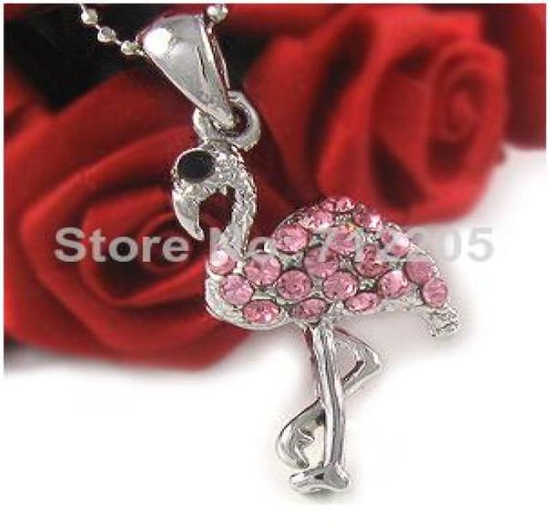 30pcs a lot fast selling fashion rhodium plated flamingo with pink crystal pendant necklace1758657, Silver
30pcs a lot fast selling fashion rhodium plated flamingo with pink crystal pendant necklace1758657, Silver