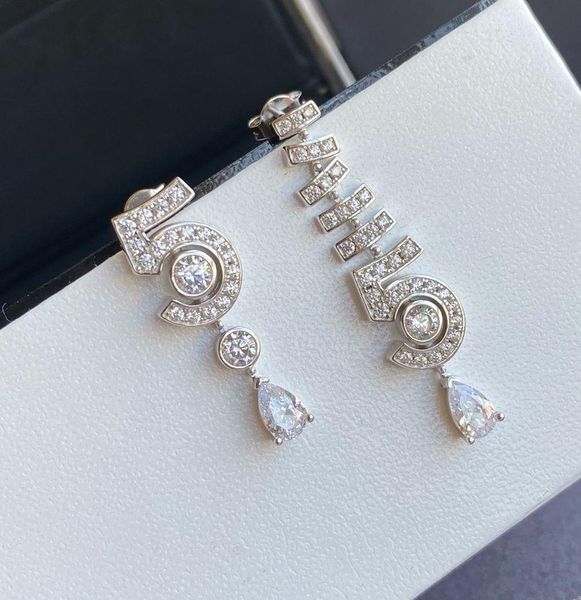knot luxury brand women's classic number earrings original design zircon waterdrop ring famous trendy fringe necklace, Silver
knot luxury brand women's classic number earrings original design zircon waterdrop ring famous trendy fringe necklace, Silver