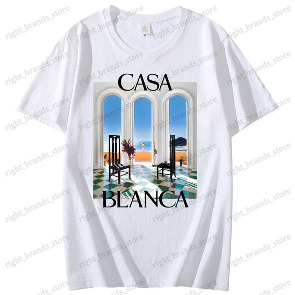 men's t-shirts luxury casablanca for women's high-quality casual t-shirt 100% cotton print oversized casual funny for men's t, White;black
men's t-shirts luxury casablanca for women's high-quality casual t-shirt 100% cotton print oversized casual funny for men's t, White;black