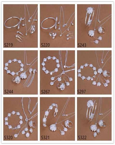 whole women039s sterling silver jewelry sets 6 sets a lot mixed style ems41fashion 925 silver necklace bracelet earring ri1472893, Black
whole women039s sterling silver jewelry sets 6 sets a lot mixed style ems41fashion 925 silver necklace bracelet earring ri1472893, Black