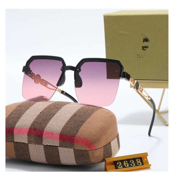 brand luxury burbrery half frame sunglasses trendy womens mens sunglass sunscreen temperament drive uv proof strong light glasses, White;black
brand luxury burbrery half frame sunglasses trendy womens mens sunglass sunscreen temperament drive uv proof strong light glasses, White;black