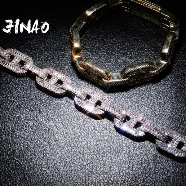 bangle jinao 14mm big box clasp cuban link bracelet charm iced out aaa+ baguette zircon men hip hop jewelry, Black
bangle jinao 14mm big box clasp cuban link bracelet charm iced out aaa+ baguette zircon men hip hop jewelry, Black