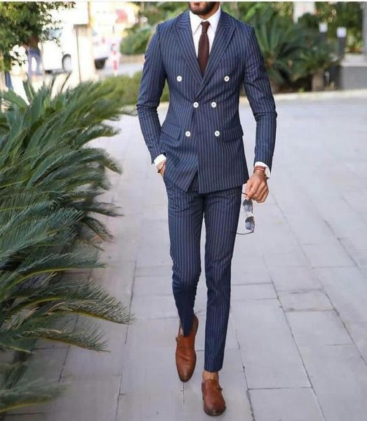 2021 navy pinstripe mens wedding tuxedos double breasted peaked lapel groom wear business party3421467, Black
2021 navy pinstripe mens wedding tuxedos double breasted peaked lapel groom wear business party3421467, Black