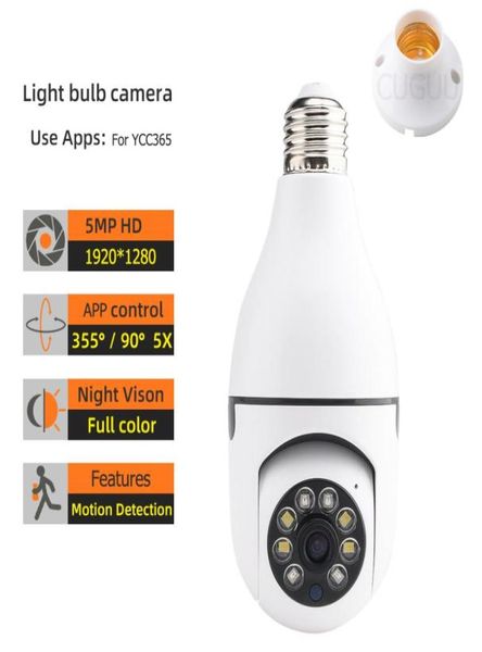 dome cameras 360°panoramic wifi light bulb surveillance cam ptz ip camera night vision motion detection smart home security protec8313323
dome cameras 360°panoramic wifi light bulb surveillance cam ptz ip camera night vision motion detection smart home security protec8313323