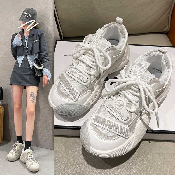 2023 spring and autumn new thick sole ugly cute round head crowd leisure white dad shoes women's network red single shoe trend
2023 spring and autumn new thick sole ugly cute round head crowd leisure white dad shoes women's network red single shoe trend