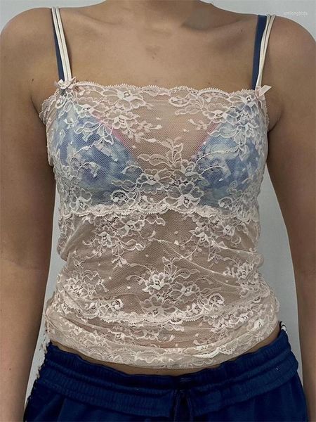 women's tanks y2k lace floral mesh see through tank for women sleeveless strap square neck slim fit summer camis mini vest, White
women's tanks y2k lace floral mesh see through tank for women sleeveless strap square neck slim fit summer camis mini vest, White