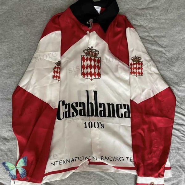 men's casual shirts men women casablanca shirt diamond check color blocking letter print long sleeve silk hawaii shirts t230523, White;black
men's casual shirts men women casablanca shirt diamond check color blocking letter print long sleeve silk hawaii shirts t230523, White;black