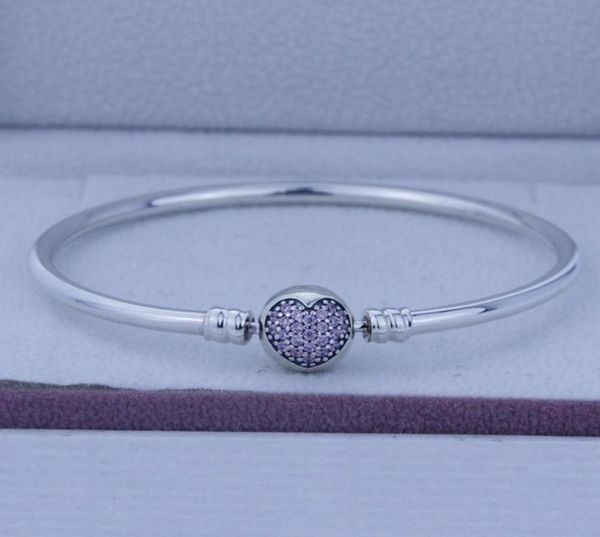 100 authentic 925 sterling silver bangles cuff silver circle of love pink cz bracelet fits for pandora charms beads whole 1pc5404715, White
100 authentic 925 sterling silver bangles cuff silver circle of love pink cz bracelet fits for pandora charms beads whole 1pc5404715, White