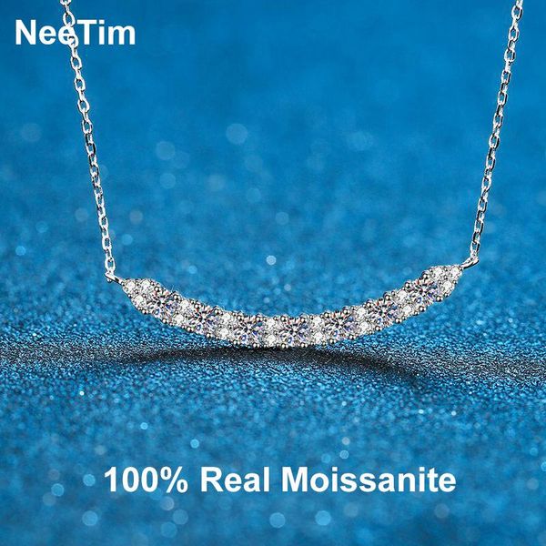 necklaces 100% real moissanite necklace 0.7 ct brilliant diamond smile simple pendant necklace for women girls wedding party gift jewelry, Silver
necklaces 100% real moissanite necklace 0.7 ct brilliant diamond smile simple pendant necklace for women girls wedding party gift jewelry, Silver