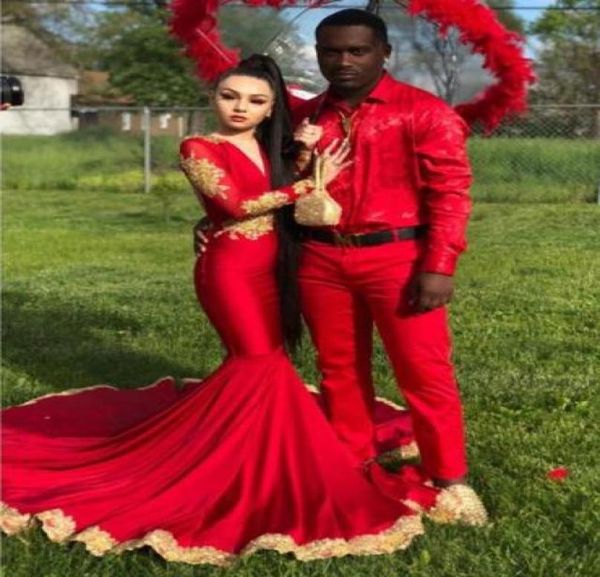 red and gold applique pageant prom dresses mermaid black girls satin jewel neck lace long celebrity evening formal gown2574661, White;red
red and gold applique pageant prom dresses mermaid black girls satin jewel neck lace long celebrity evening formal gown2574661, White;red