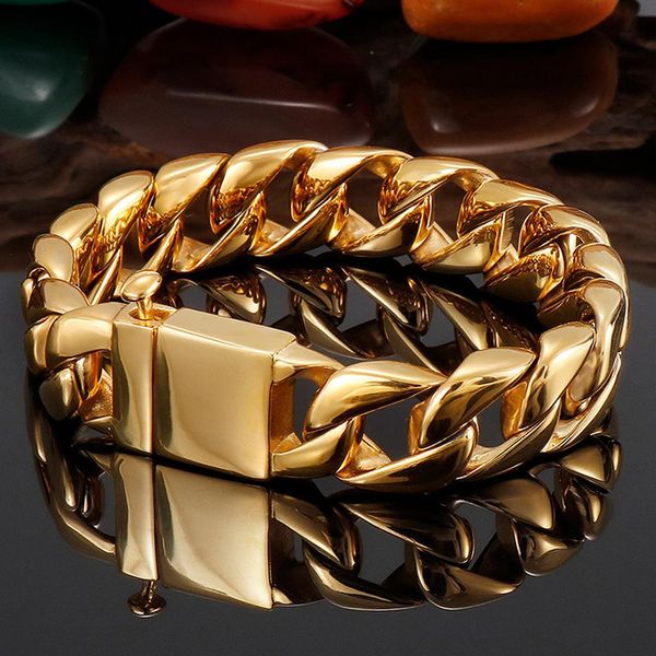 bangle bracelets hip hop gold color cuban link chain 316l stainless steel bracelet for male jewelry dropshipping, Black
bangle bracelets hip hop gold color cuban link chain 316l stainless steel bracelet for male jewelry dropshipping, Black