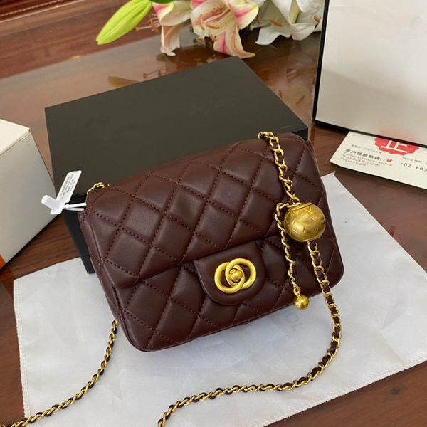 new designer bag mini cf handle wallet on chain crossbody adjustable length exquisite retro tote bag gold matel ball logo lambskin handbag s
new designer bag mini cf handle wallet on chain crossbody adjustable length exquisite retro tote bag gold matel ball logo lambskin handbag s