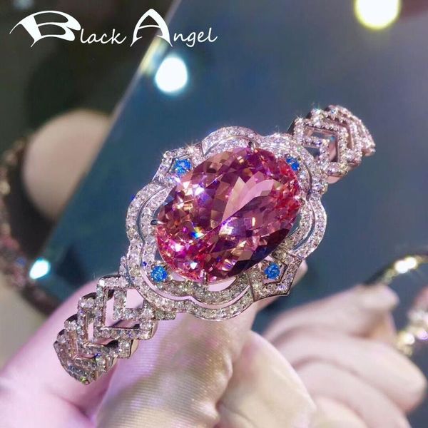bangle black angel new super shiny pink spinel 925 sterling silver morganite stone bracelet for women luxury aristocratic royal jewelry
bangle black angel new super shiny pink spinel 925 sterling silver morganite stone bracelet for women luxury aristocratic royal jewelry