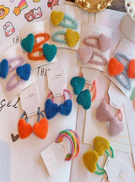 5setlot new korea winter plush heart elastic hair rope candy color bb clips pony tail holder hairpins girls barrettes hairgrip8548372, Pink
5setlot new korea winter plush heart elastic hair rope candy color bb clips pony tail holder hairpins girls barrettes hairgrip8548372, Pink
