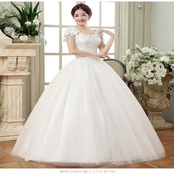 in stock wedding dresses new arrival crystal appliques embroidery lace oneck short sleeve princess gown vestidos de novia9263397, White
in stock wedding dresses new arrival crystal appliques embroidery lace oneck short sleeve princess gown vestidos de novia9263397, White