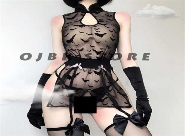 womens lingerie gothic see through cosplay costumes bat pattern anime sleepwear outfit erotic night wear lace pajamas 2201058639864, Red;black
womens lingerie gothic see through cosplay costumes bat pattern anime sleepwear outfit erotic night wear lace pajamas 2201058639864, Red;black