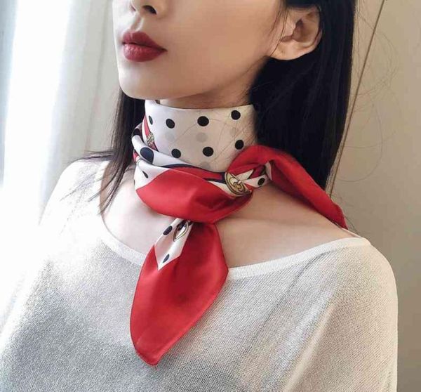 2022 autumn and winter new silk scarf dot stripe printing small square headdress rope bag bandage women039s2324902, Black;purple
2022 autumn and winter new silk scarf dot stripe printing small square headdress rope bag bandage women039s2324902, Black;purple