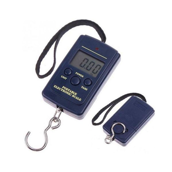 Image of Weighing Scales 40Kg Electronic Led Display Hook Lage Fishing Portable Household Weight Scale Kitchen Tool Dhs Drop Delivery Office Dhpie