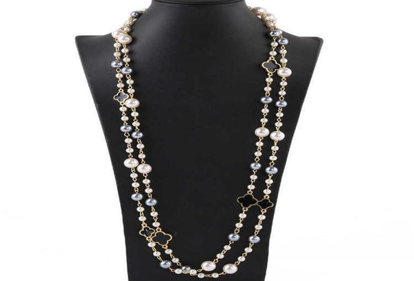 designer classic vintage clover flower bright pearl multi layer long sweater statement necklace for woman elegant locket necklaces7078399, Black
designer classic vintage clover flower bright pearl multi layer long sweater statement necklace for woman elegant locket necklaces7078399, Black