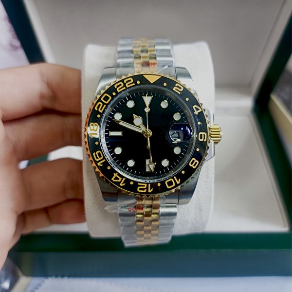 watch gold mens designer 40mm gmt automatic 904l stainless steel strap dhgate scratch-resistant mirror wristwatch luminous root beer montre, Slivery;golden
watch gold mens designer 40mm gmt automatic 904l stainless steel strap dhgate scratch-resistant mirror wristwatch luminous root beer montre, Slivery;golden