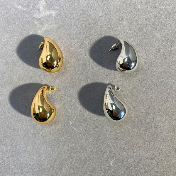 stud earrings 2023 water drop half empty for women girl brass smooth metal personalized simple charm trendy ear jewelry gift, Golden;silver
stud earrings 2023 water drop half empty for women girl brass smooth metal personalized simple charm trendy ear jewelry gift, Golden;silver