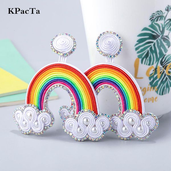 knot kpacta 2021 fashion rainbow pendant earring for women accseeories birthday wedding tassel earrings soutache jewelry party gift, Silver
knot kpacta 2021 fashion rainbow pendant earring for women accseeories birthday wedding tassel earrings soutache jewelry party gift, Silver