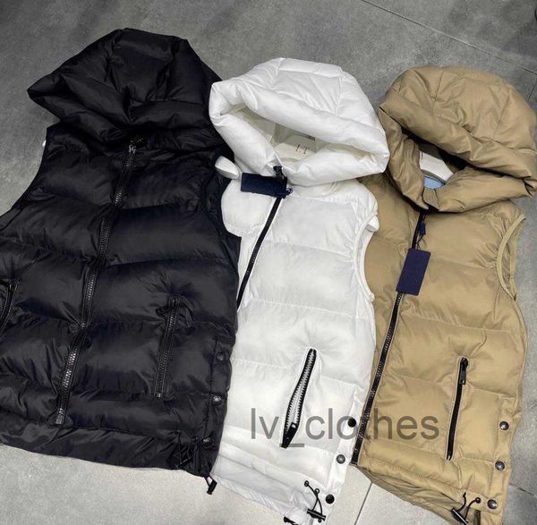 women's down vest jacket fashion designer jacket men's hooded bread set spring and autumn vest, Black;white
women's down vest jacket fashion designer jacket men's hooded bread set spring and autumn vest, Black;white