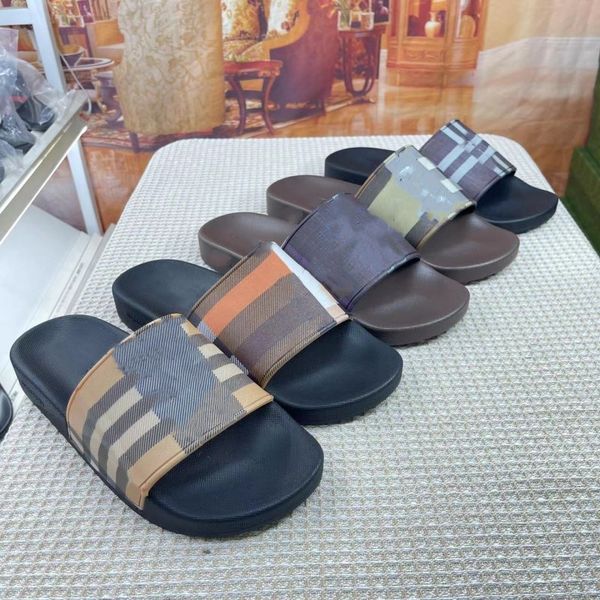 2023 pantoufle designer slippers men women bur checked sandal foam rubber massage platform logo sandals shoes summer pool slide mule beach e, Black
2023 pantoufle designer slippers men women bur checked sandal foam rubber massage platform logo sandals shoes summer pool slide mule beach e, Black