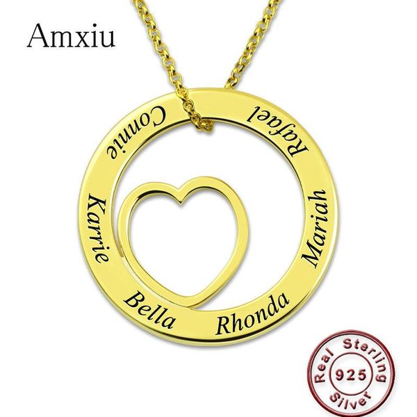 necklaces amxiu custom family name necklace 100% 925 sterling silver personalized jewelry heart pendant necklace for women mother's gif
necklaces amxiu custom family name necklace 100% 925 sterling silver personalized jewelry heart pendant necklace for women mother's gif