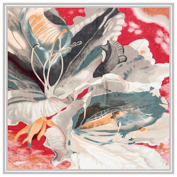 130cm 100% silk scarf hand painted oil painting flowers square fashion design women shawl bandana kerchief scarves 0530, Blue;gray
130cm 100% silk scarf hand painted oil painting flowers square fashion design women shawl bandana kerchief scarves 0530, Blue;gray