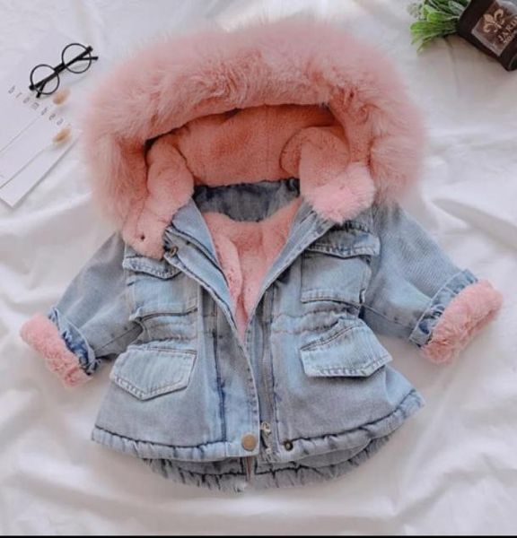 2019 winter baby girl denim jacket plus velvet real fur warm toddler outerwear coats 16 year kid infant parka windbreaker5851943, Blue;gray
2019 winter baby girl denim jacket plus velvet real fur warm toddler outerwear coats 16 year kid infant parka windbreaker5851943, Blue;gray