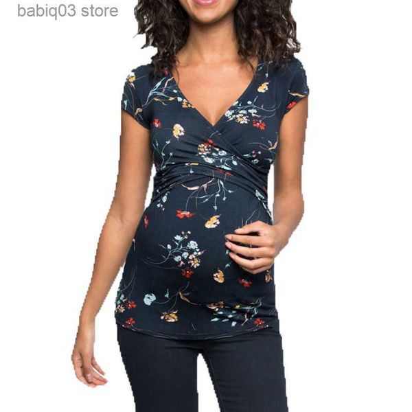 maternity tees maternity clothes t shirt women v-neck pregnant nursing baby maternity tees multifunctional blouse nursing t-shirt t230523, White
maternity tees maternity clothes t shirt women v-neck pregnant nursing baby maternity tees multifunctional blouse nursing t-shirt t230523, White